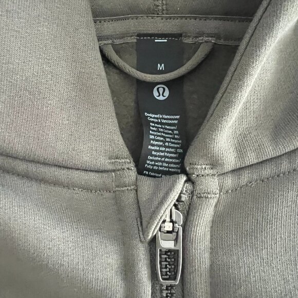 Men's Lululemon Heavyweight Fleece Full-Zip Hoodie - Size M - NWT - Picture 3 of 4